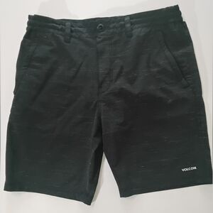 Volcom Hrybrid Shorts Mens 32 Dark Grey‎ Surf & Turf Beach Casual Swim Vacation